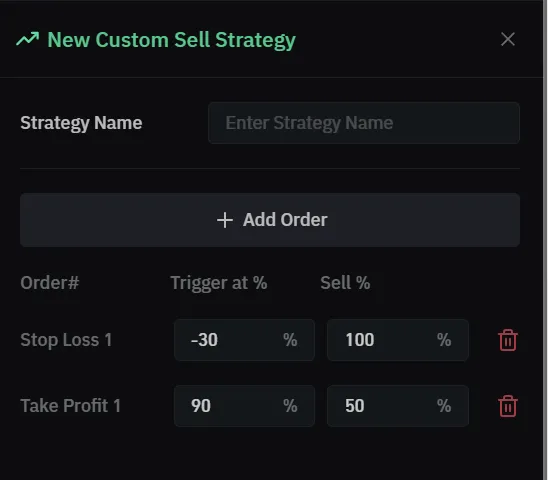 Configure Your Strategy