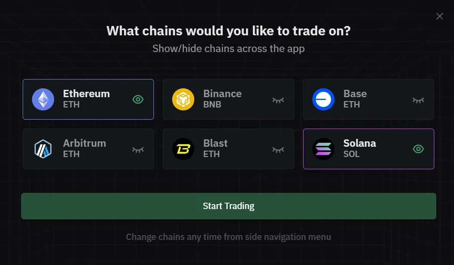 Bullx Multi-Chain Support 