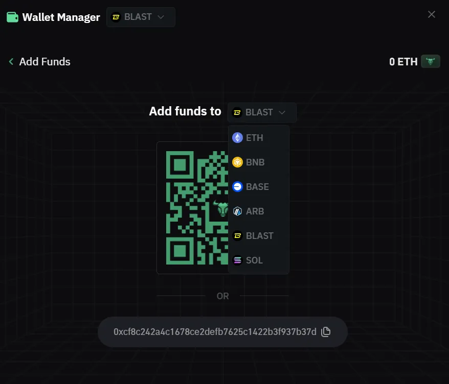 Adding Funds To BullX