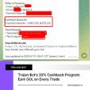 Trojan Bot’s 20% Cashback Program: Earn SOL on Every Trade in 2025